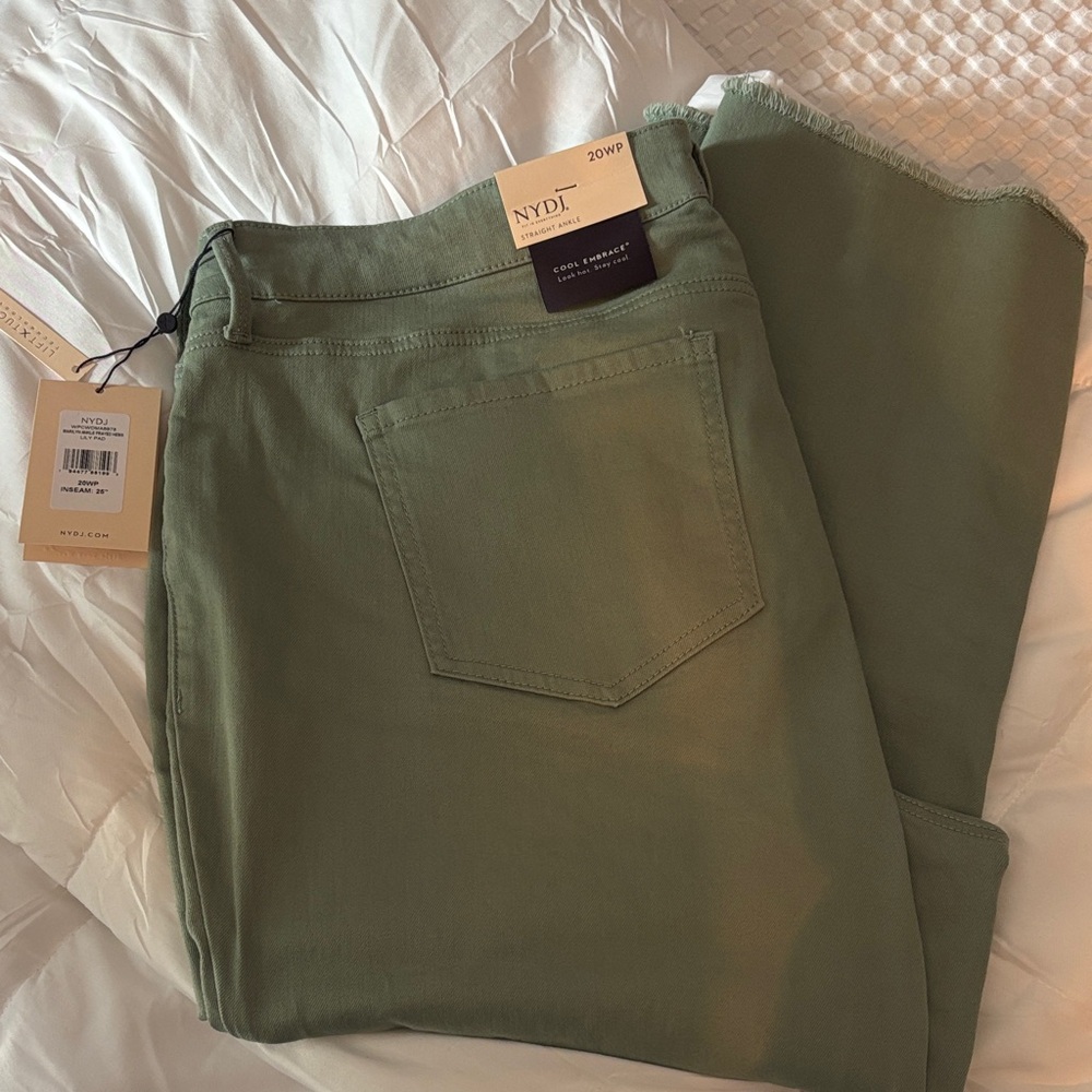 NYDJ Sage Green Denim Pants